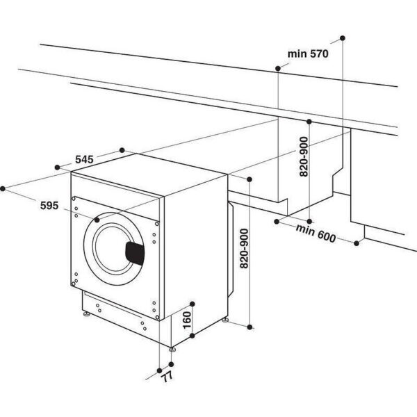 Вградена пералня Hotpoint-Ariston BI WMHG 81485 EU - Image 12