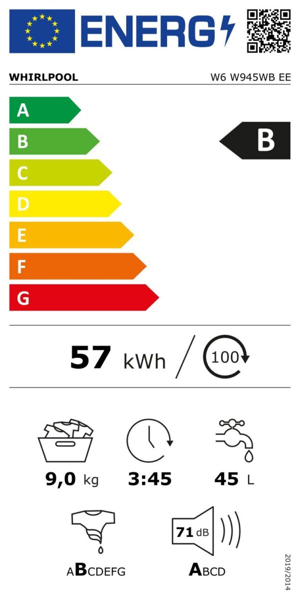 Пералня Whirlpool W6 W945WB EE