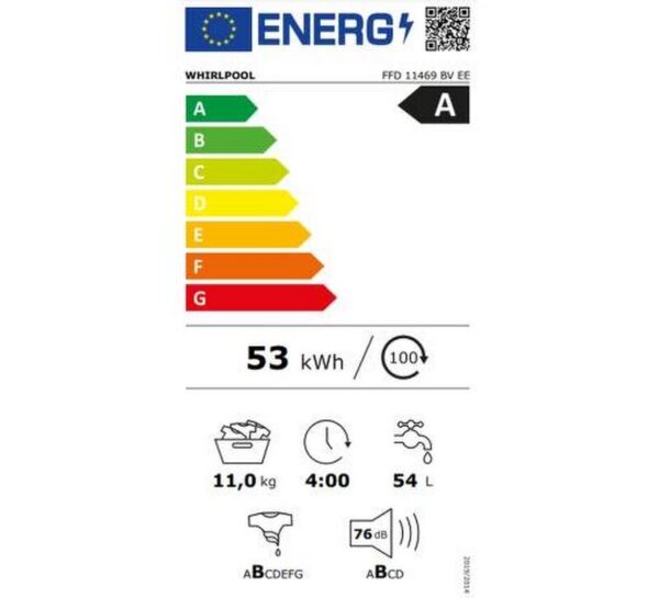 Пералня Whirlpool FFD 11469 BV EE