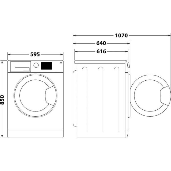 Пералня Hotpoint-Ariston AQ104D497SD