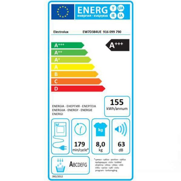 Сушилня ELECTROLUX EW7D384UE