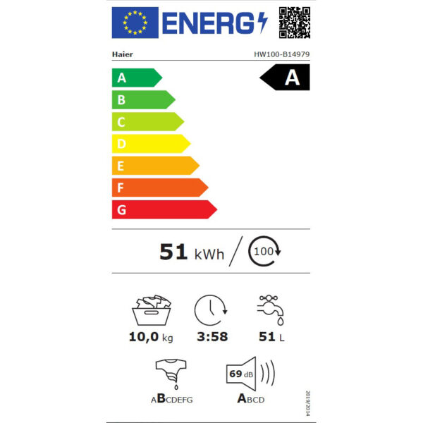 Пералня HAIER HW100-B14979-S