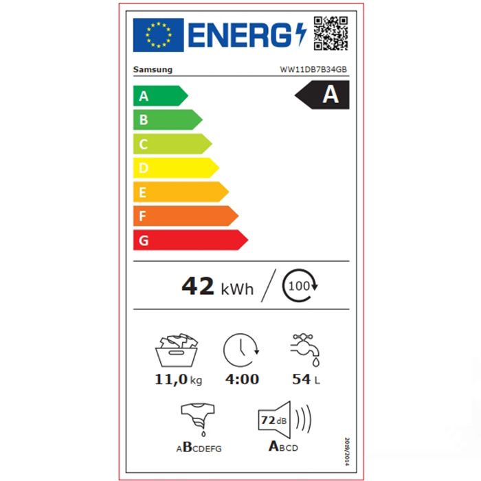 Пералня SAMSUNG WW11DB7B34GBU4